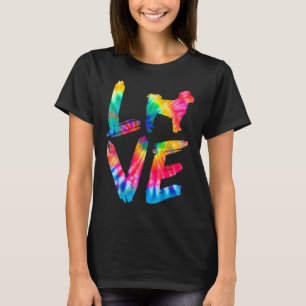 Camiseta Poochon Tie Dye Amor Cachorro Mãe Pai