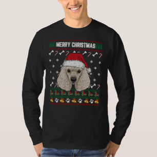 Camiseta Poodle Amante Feio Xmas Sweater Feliz Natal