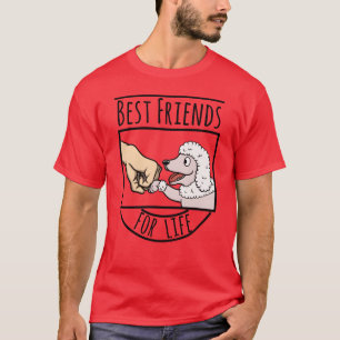 Camiseta Poodle Best Friends For Life Vintage