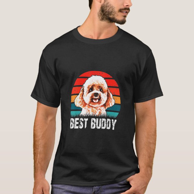 Camiseta Poodle Birthday Melhor Amigo (Frente)