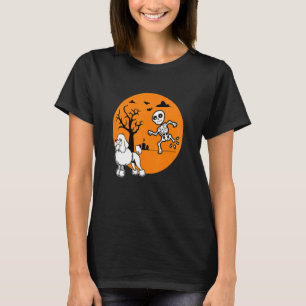 Camiseta Poodle Bone Halloween Costume Dog Proprietários