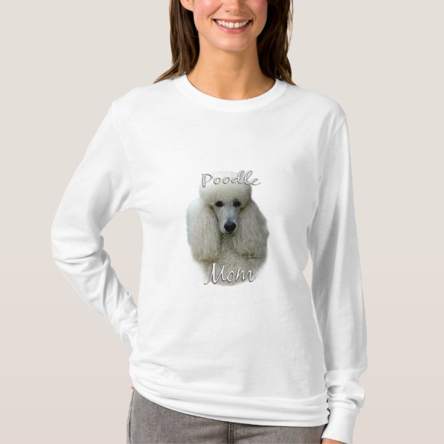 Camiseta Poodle (branco) Mãe 2 (Frente)