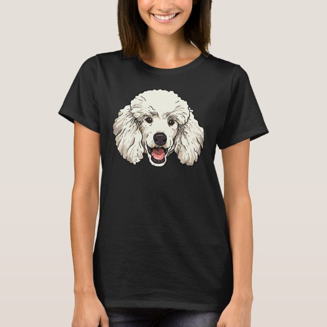 Camiseta Poodle Cachorro Cachorro Cachorro Cachorro Cachorr (Frente)