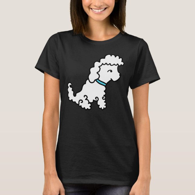 Camiseta Poodle Canino (Frente)