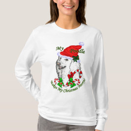 Camiseta Poodle Christmas Gifts