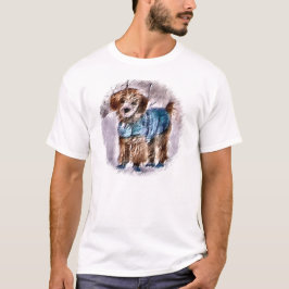 Camiseta Poodle Christmas Gifts Roupa