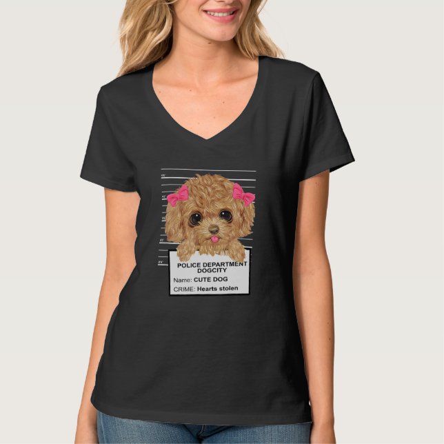 Camiseta Poodle Cuja Pupa Pupa Pupa Pupa Pãozinho Pó Pó Pó (Frente)