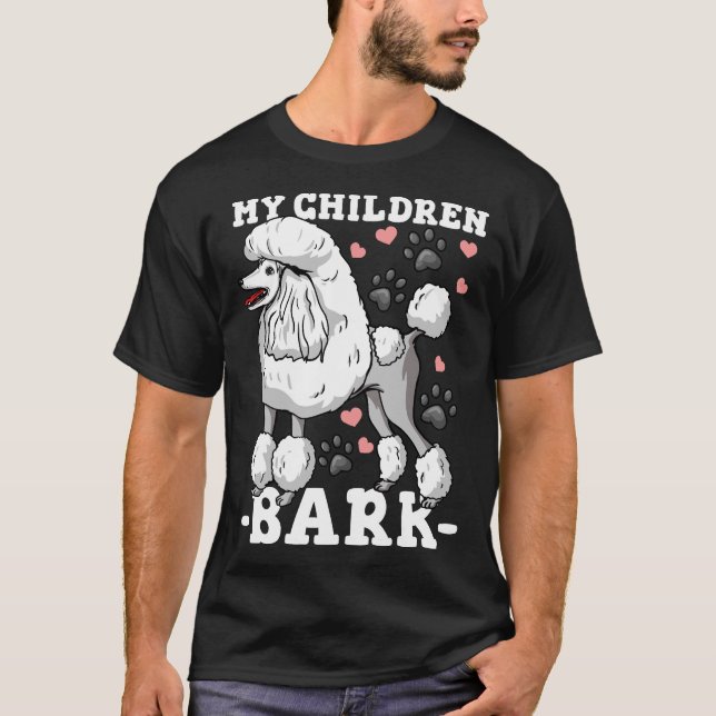 Camiseta Poodle Cute Dog Mãe Pai (Frente)
