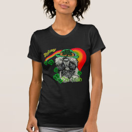 Camiseta Poodle de Dia de São Patrício