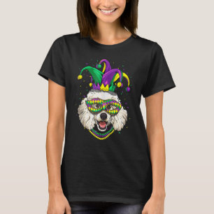 Camiseta Poodle Dog Cute Mardi Gras Carnival Jester Costume