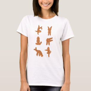 Camiseta Poodle dog fazendo yoga