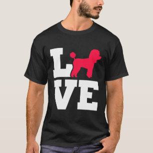 Camiseta Poodle Dog Love