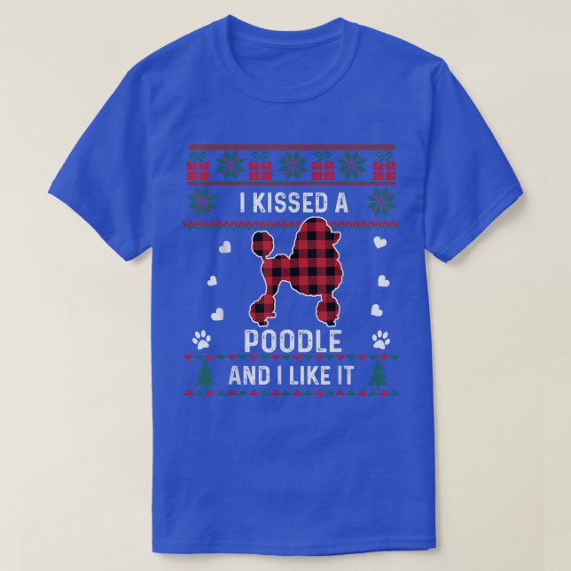 Camiseta Poodle Dog Lover Oferece Poodle Dog Pet Ugly Chris (Frente do Design)