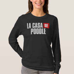 Camiseta Poodle Dog Para Casa Para A Mãe