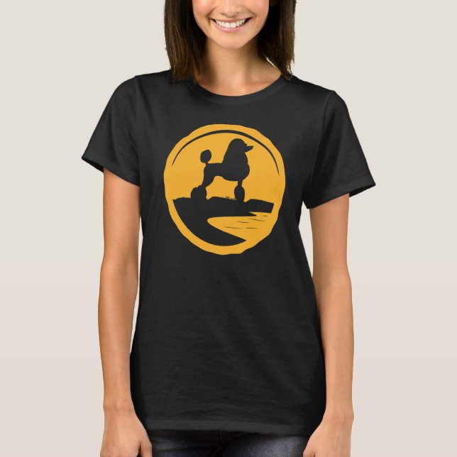 Camiseta Poodle Dog Retro 2 (Frente)