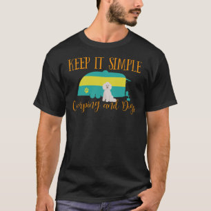 Camiseta Poodle Dog Rv Camping Dog Lover Gift