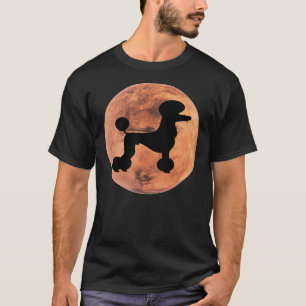 Camiseta Poodle Dog Silhouette Em Marte Poodle Lover