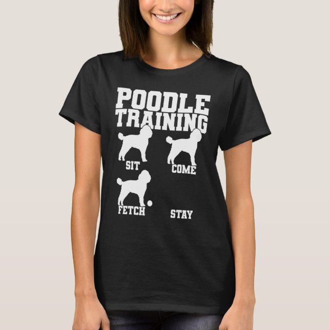 Camiseta Poodle Dog Trainer (Frente)