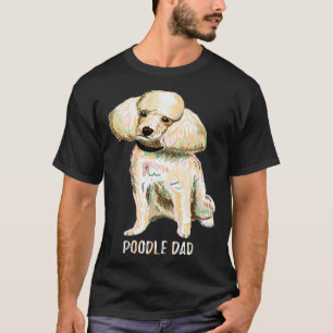 Camiseta Poodle Dogue Vintage Retro Papai Dia dos Pais