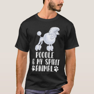 Camiseta Poodle é o meu animal espiritual