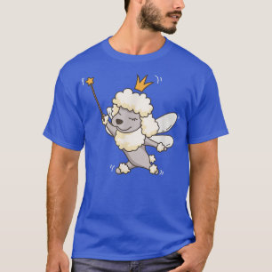 Camiseta Poodle Fada Cão Místico Pet Poodle Fairy Lover