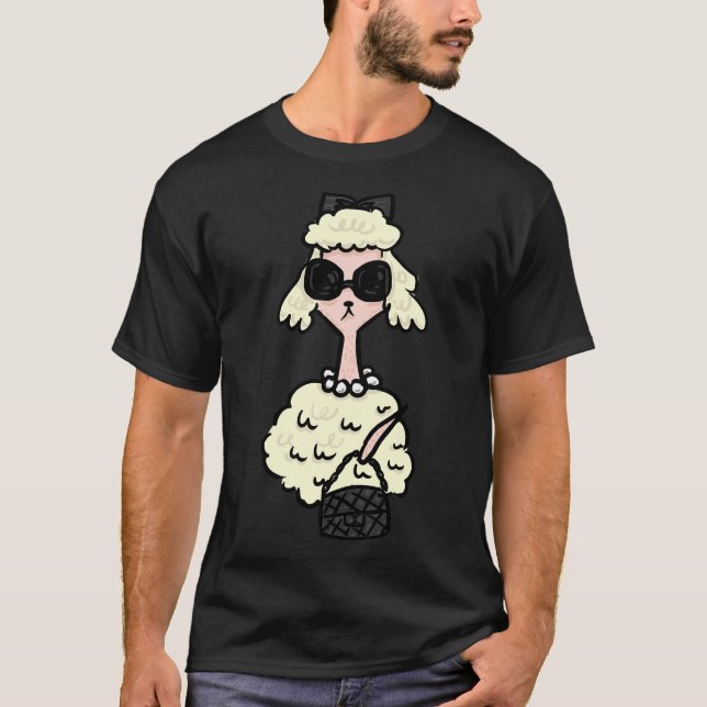 Camiseta Poodle Francês (Frente)