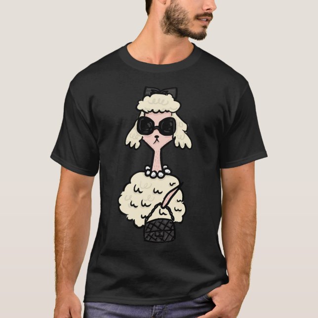 Camiseta Poodle Francês (Frente)