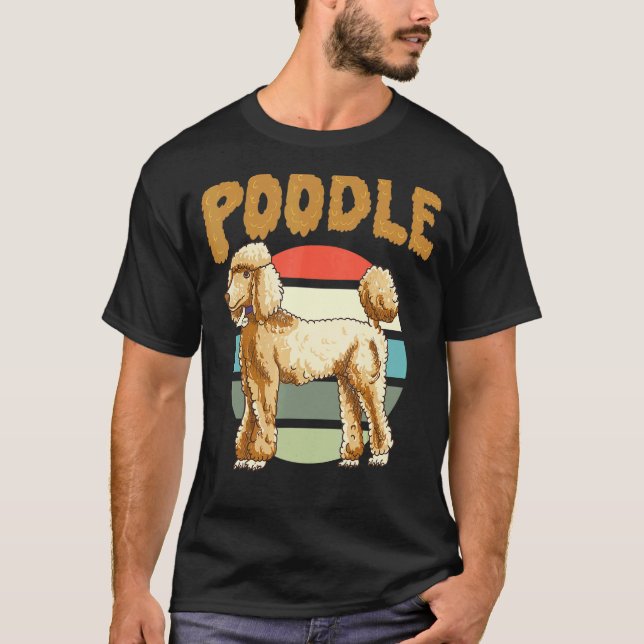 Camiseta Poodle - Identificação de Cães - Amante de Cães -  (Frente)