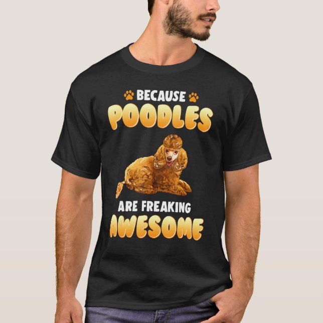 Camiseta Poodle Incrível Para Cachorros E Marinheiros (Frente)