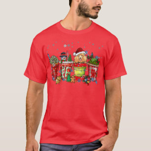 Camiseta Poodle Latim Latte Snowmen Sweets Snow Christmas C
