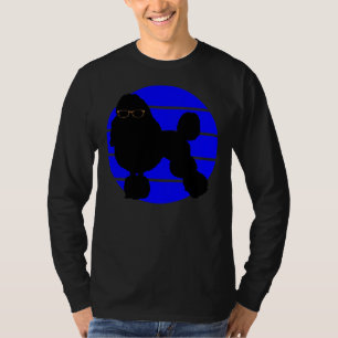 Camiseta Poodle Leopard Skin Sunvidles Blue Sunset