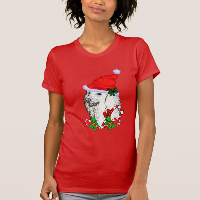 Camiseta Poodle Lovers Natal (Frente)