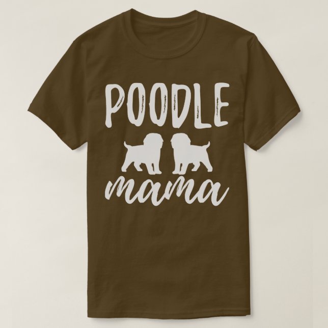 Camiseta Poodle Mãe 1 (Frente do Design)