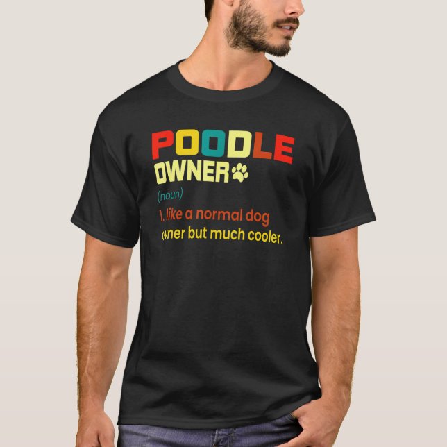 Camiseta Poodle Mãe Pai (Frente)