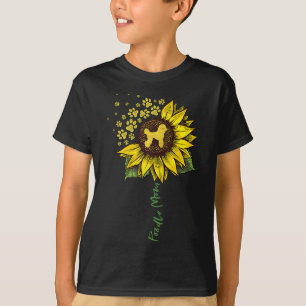 Camiseta Poodle Mãe Poodle Girassol Sobrinho Dons Cachorros