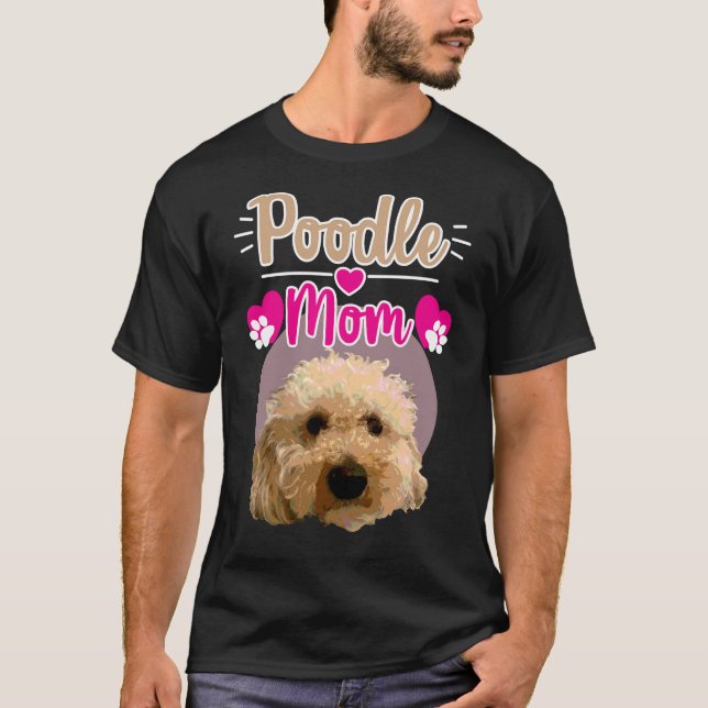 Camiseta Poodle Mãe Relaxou Ajustado (Frente)