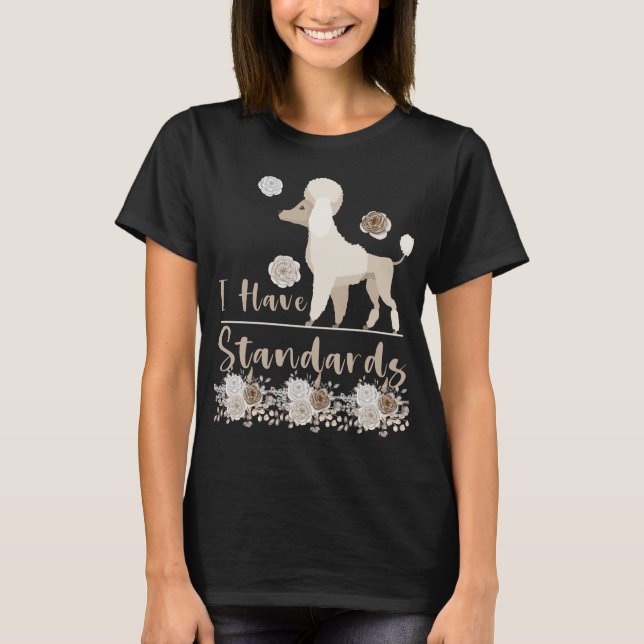 Camiseta Poodle Mama Dog Lover Funny Standard Poodle (Frente)