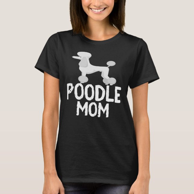 Camiseta poodle mama T- (Frente)