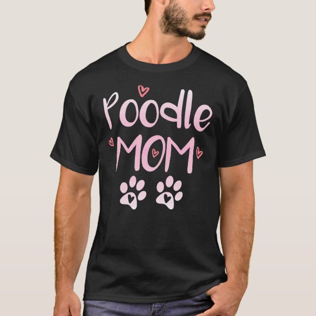 Camiseta Poodle Mamãe Feed Scoop (Frente)