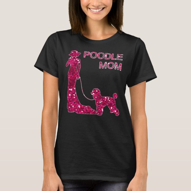 Camiseta Poodle Mamãe Feed Scoop (Frente)