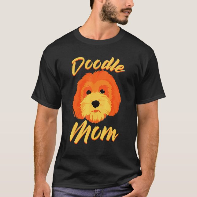 Camiseta Poodle Mamãe Percuca Cachorro (Frente)