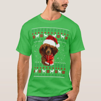 Camiseta Poodle Merry Christmas Poodle Dog