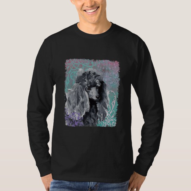 Camiseta Poodle Miniatura Elegante (Frente)