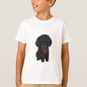 Camiseta Poodle Miniatura ou Brinquedo - Preto 1