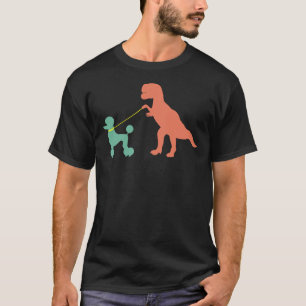 Camiseta Poodle Mom Dinosaur Cute Poodle Dog Lover
