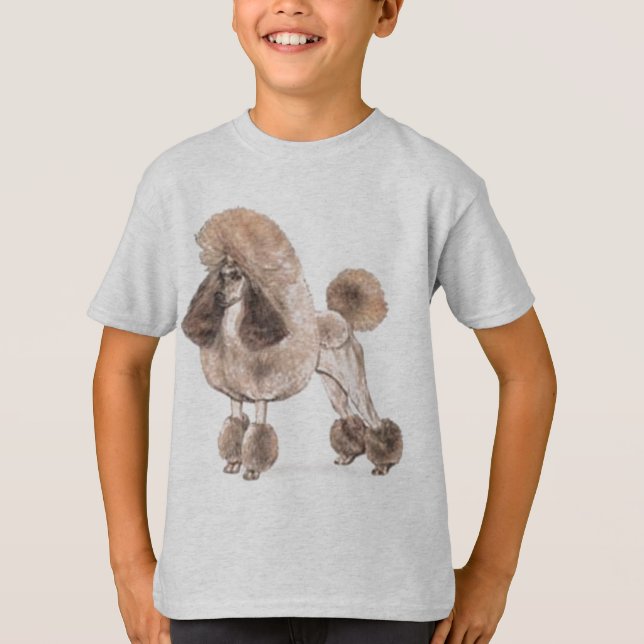 Camiseta Poodle - Mostrar Casaco (Frente)