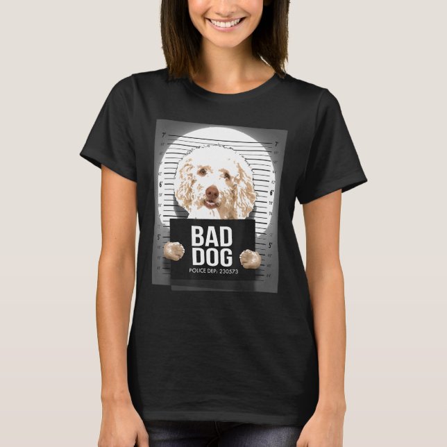 Camiseta Poodle Mugshot (Frente)