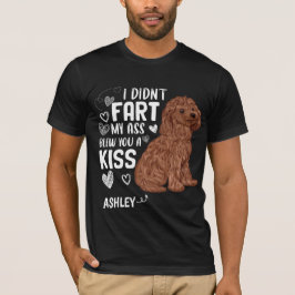 Camiseta Poodle Não Fartou Cachorro Beijo
