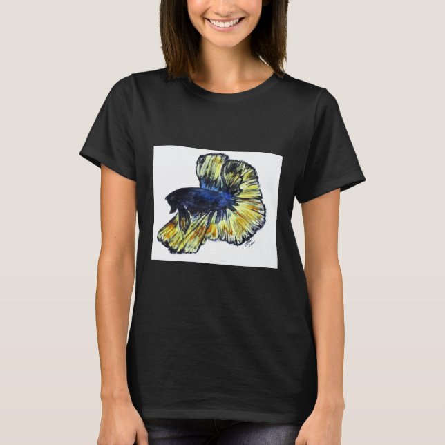 Camiseta Poodle No 34 Betta Fish (Frente)
