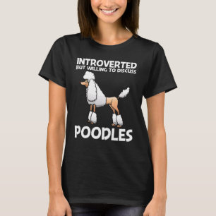 Camiseta Poodle Para Homens Mulheres Doodle Cachorro Poodle